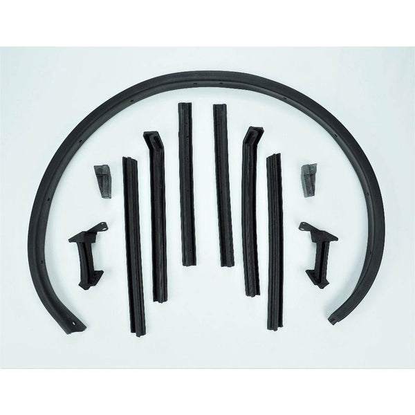 19561958 C1 Corvette Convertible Top Weatherstrip Kit (CRCS190