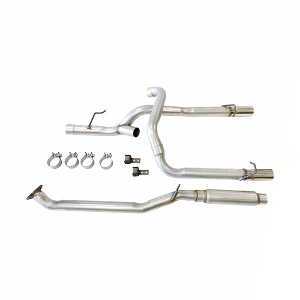 HighFlo 2.25" 20182023 Roxor 2.5L Catback Dual Exhaust Kit HighFlo